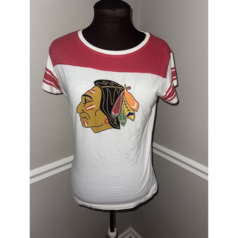 Chicago Blackhawks Women's Shirt Red Jacket Size XL